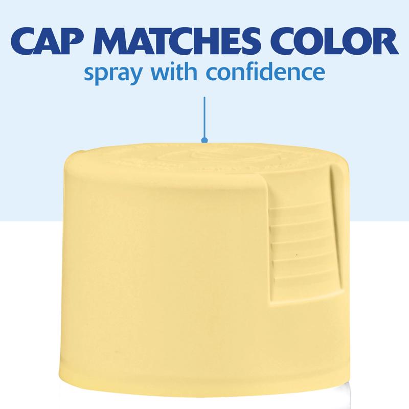 Rust-Oleum Painter's Touch 2X Ultra Cover Satin Strawflower Paint+Primer Spray Paint 12 oz