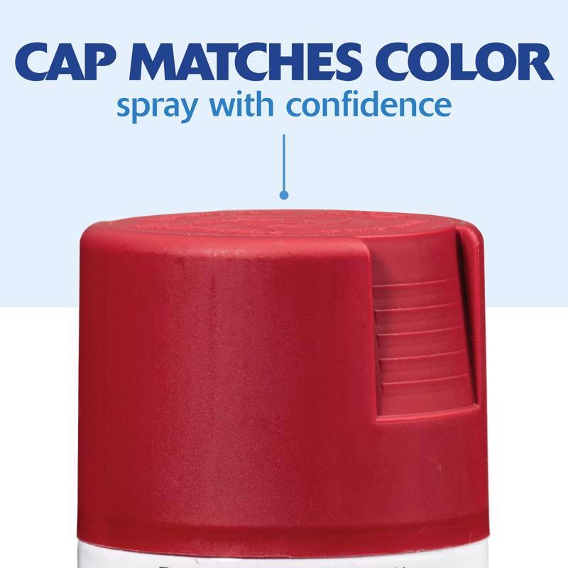Rust-Oleum Painter's Touch 2X Ultra Cover Satin Colonial Red Paint+Primer Spray Paint 12 oz