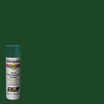 Rust-Oleum Professional Gloss Hunter Green Spray Paint 15 oz