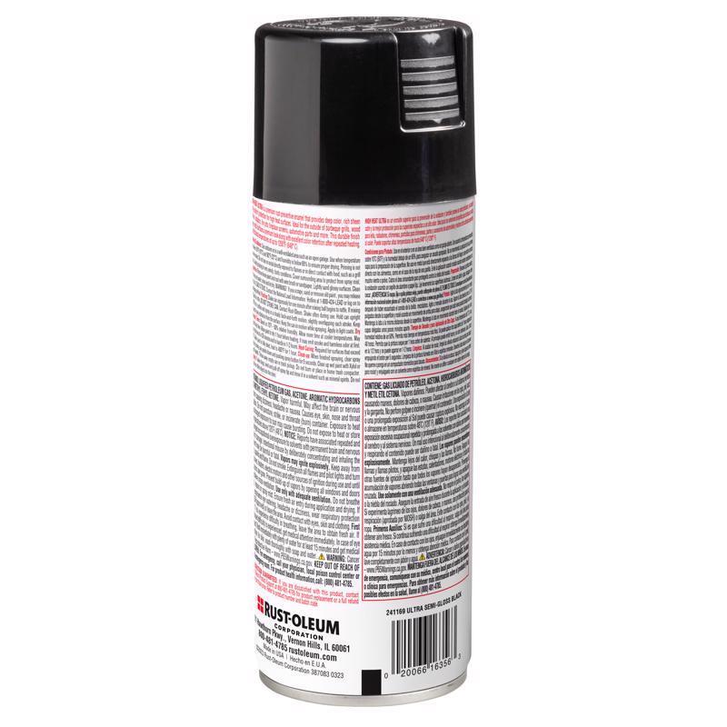 Rust-Oleum Specialty Semi-Gloss Black Ultra High Heat Spray 12 oz