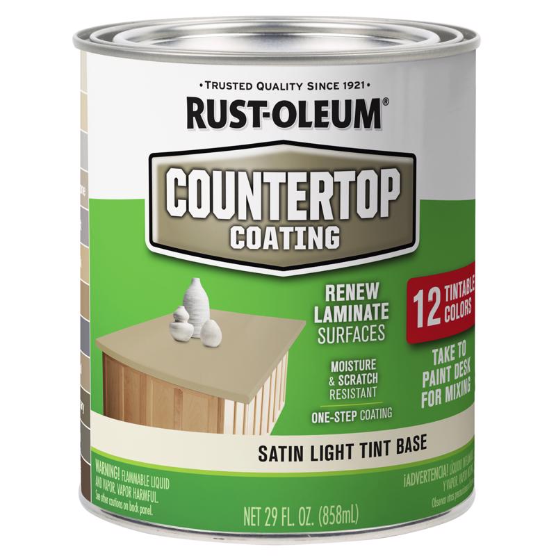Rust-Oleum Specialty Satin Light Tint Base Acrylic Countertop Paint 29 oz
