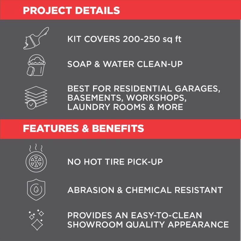 Rust-Oleum Tan Garage Floor Coating Kit 1 gal