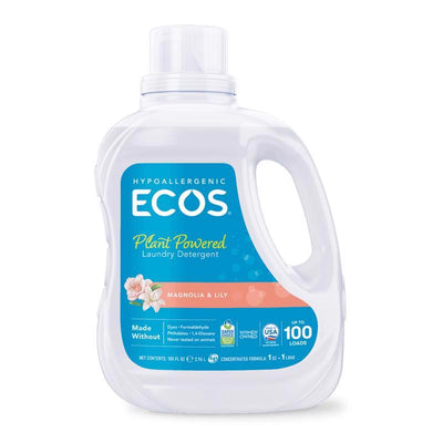 ECOS Magnolia Scent Laundry Detergent Liquid 100 oz