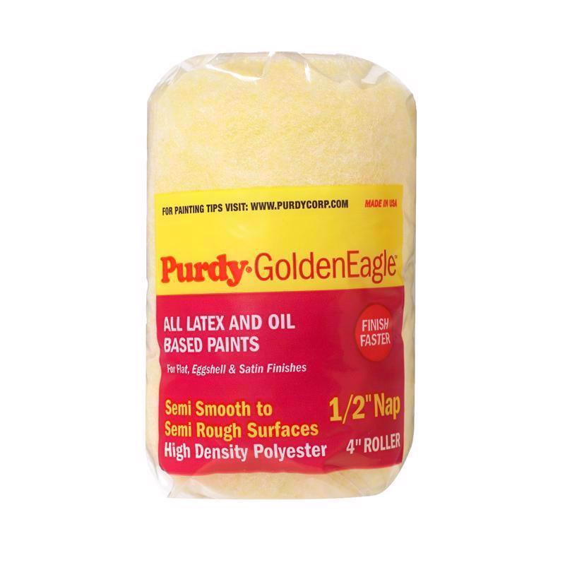 Purdy GoldenEagle Polyester 4 in. W X 1/2 in. Regular Paint Roller Cover