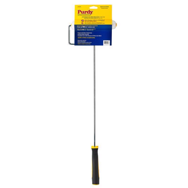 Purdy White Dove 6-1/2 in. W Mini Paint Roller Frame and Cover Threaded End
