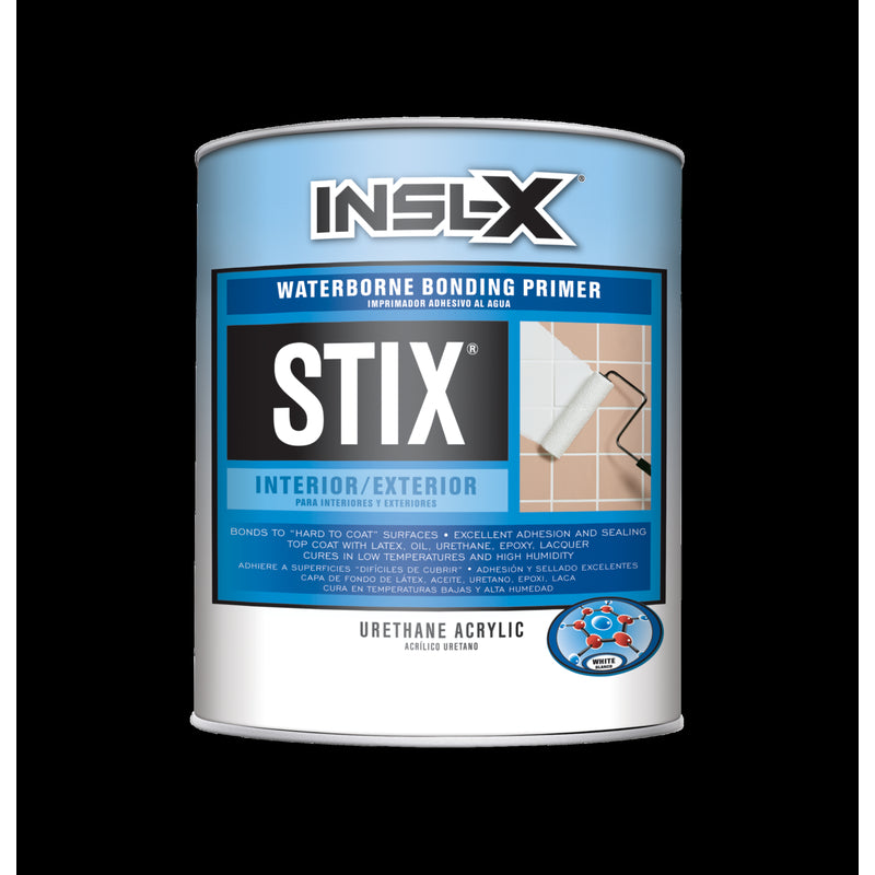 Insl-X Stix White Flat Water-Based Acrylic Urethane Primer 1 qt