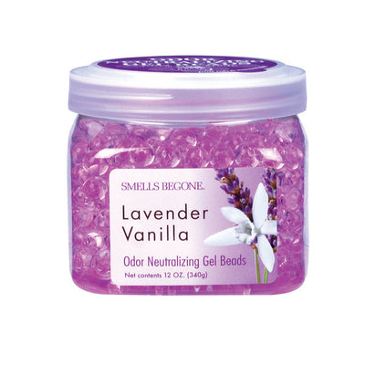 Smells Begone Lavender Vanilla Scent Odor Neutralizer 12 oz Gel Beads