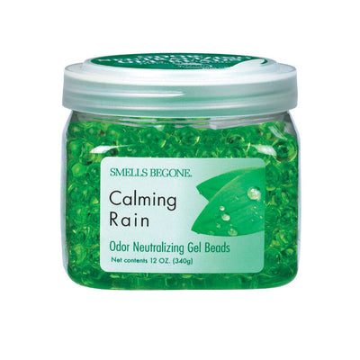 Smells Begone Calming Rain Scent Odor Neutralizer 12 oz Gel Beads
