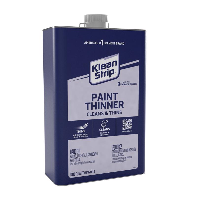 Klean Strip Mineral Spirits Paint Thinner 1 qt