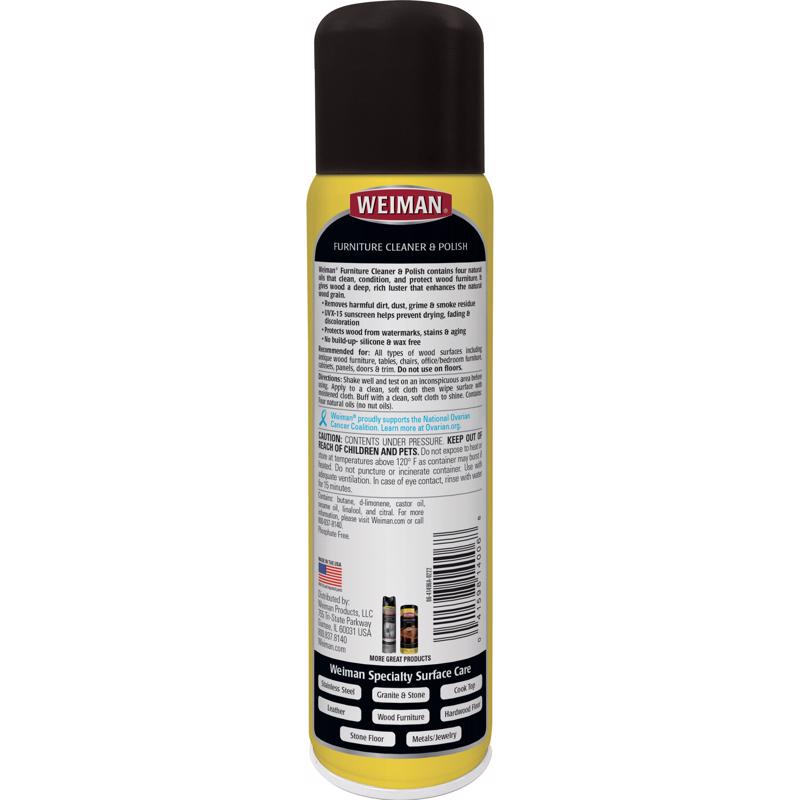 Weiman Lemon Scent Furniture Polish 12 oz Spray
