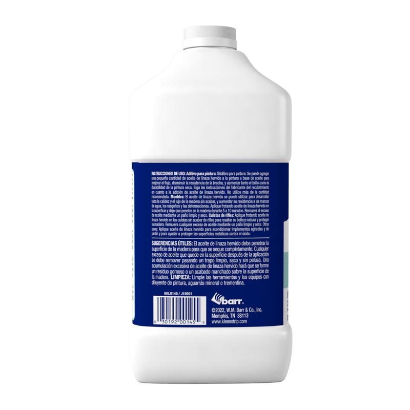 Klean Strip Transparent Clear Oil-Based Linseed Oil Modified Alkyd Boiled Linseed Oil 1 gal