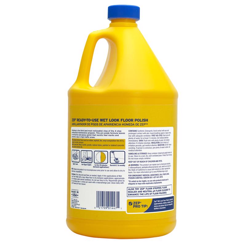 Zep Wet Look Floor Polish Liquid 1 gal