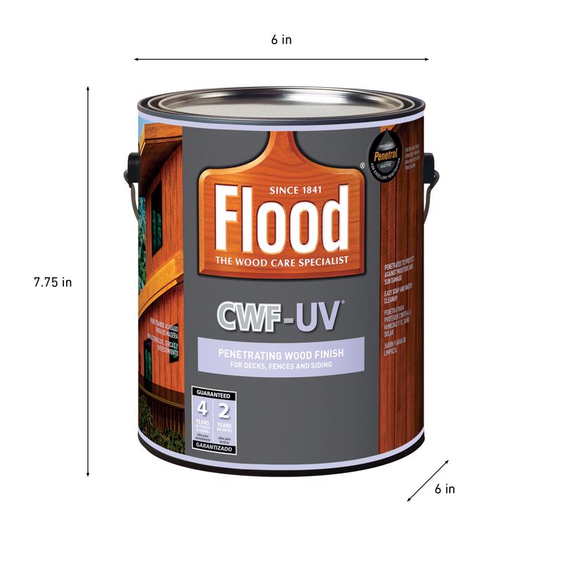 Flood CWF-UV Matte Redwood Water-Based Wood Finish 1 gal