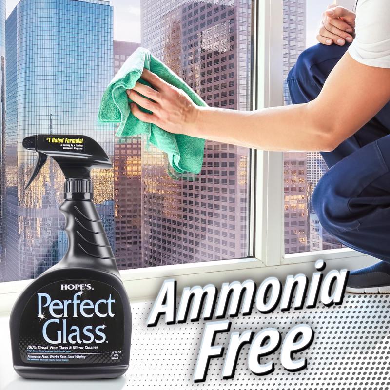 Hope's Perfect Glass No Scent Glass Cleaner 32 oz Liquid