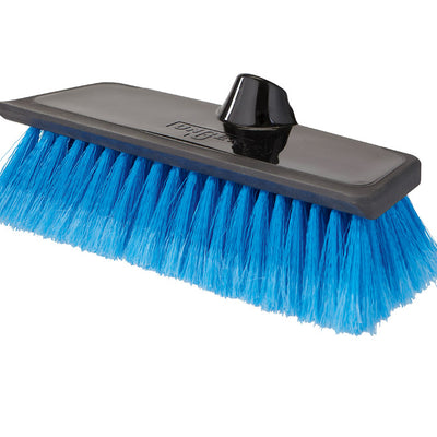 Unger 10 in. W Soft Bristle Rubber Handle Water Flow Brush