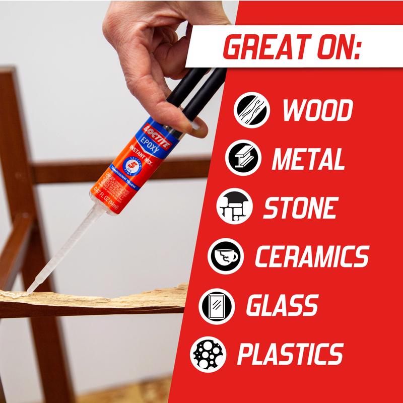 Loctite Instant Mix High Strength Epoxy Translucent Yellow Epoxy 0.47 oz