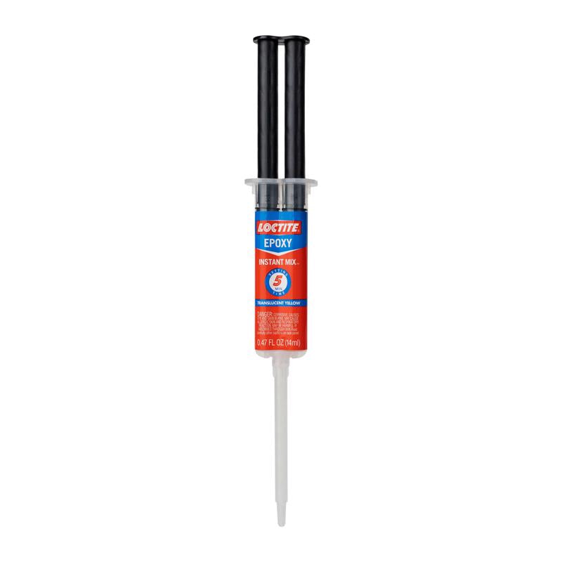 Loctite Instant Mix High Strength Epoxy Translucent Yellow Epoxy 0.47 oz