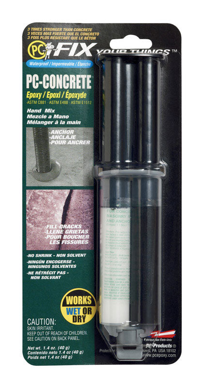 PC-Concrete Two Part Epoxy Concrete Anchoring Epoxy 1.4 oz