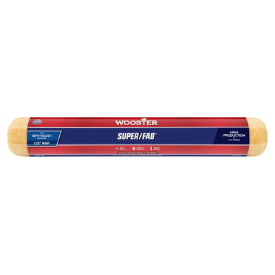 Wooster Super/Fab Fabric 18 in. W X 1/2 in. Regular Paint Roller Cover