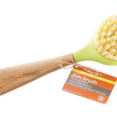 Full Circle 2.56 in. W Medium Bristle Bamboo Handle Dish Brush