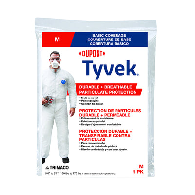 Dupont Tyvek Coveralls White M