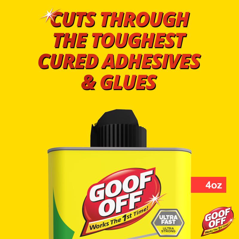 Goof Off Liquid Adhesive Remover 4 oz