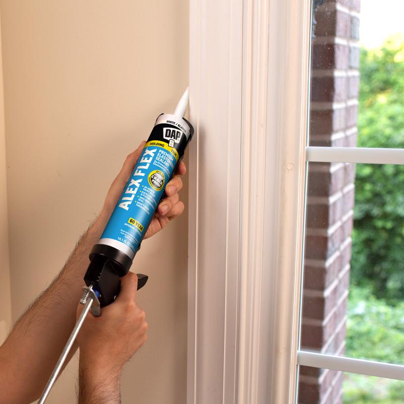 DAP Alex Flex White Acrylic Latex Interior Molding and Trim Sealant 10.1 oz