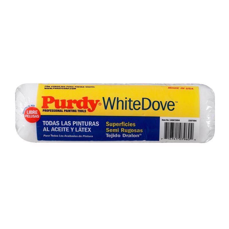 Purdy White Dove Woven Fabric 9 in. W X 3/4 in. Paint Roller Cover