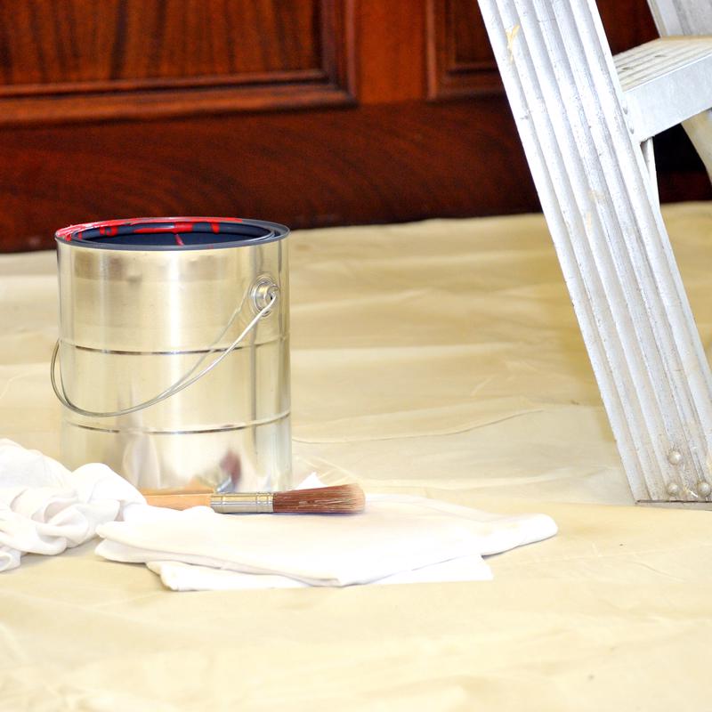 Trimaco Eliminator 9 ft. W X 12 ft. L Butyl Coated Drop Cloth