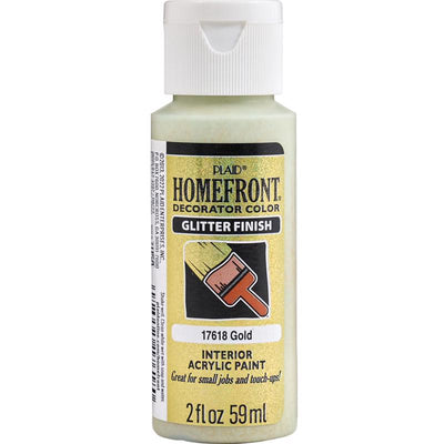 Homefront Glitter Gold Hobby Paint 2 oz