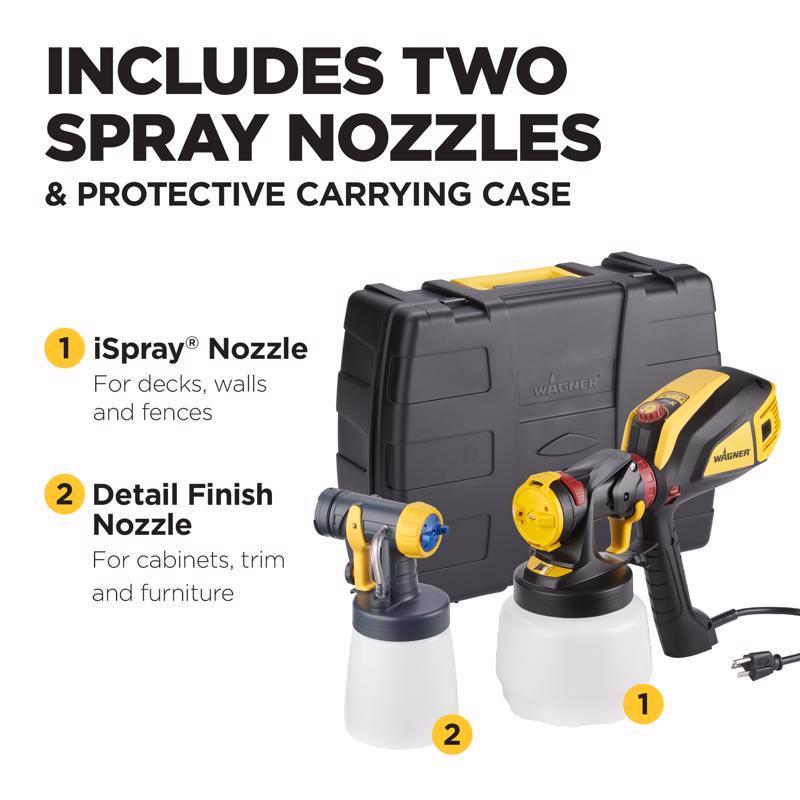 Wagner Flexio 595 6 psi Metal HVLP Paint Sprayer