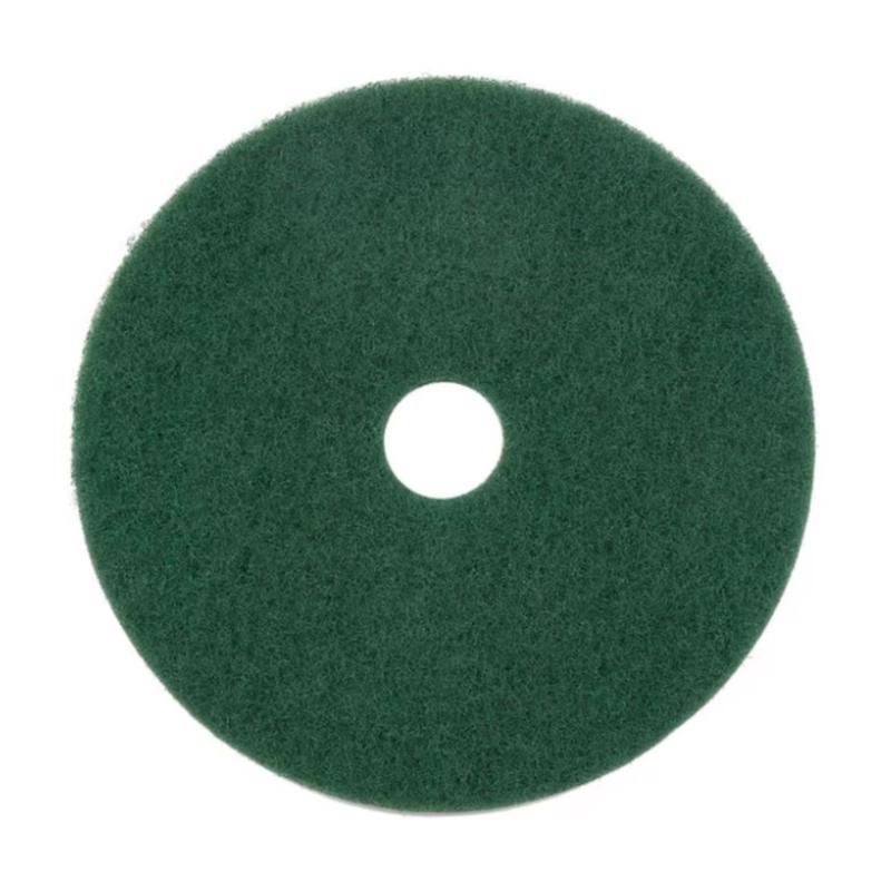 Gator 17 in. D Non-Woven Natural/Polyester Fiber Floor Pad Disc Green