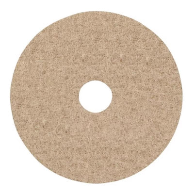 Gator 17 in. D Non-Woven Natural/Polyester Fiber Floor Pad Disc Tan