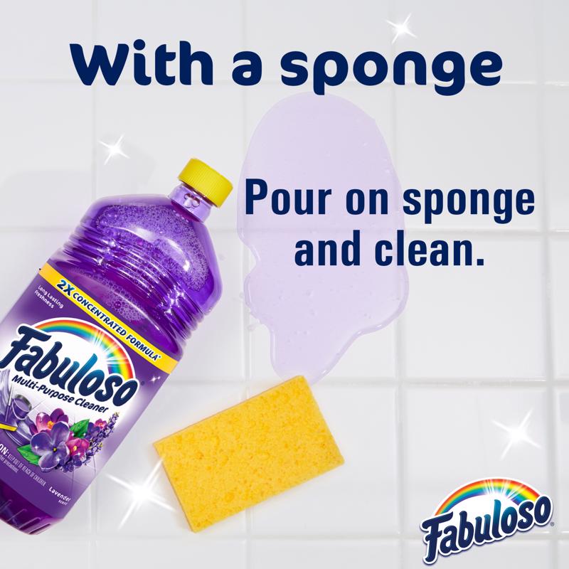Fabuloso Lavender Scent Multi-Purpose Cleaner Liquid 128 oz