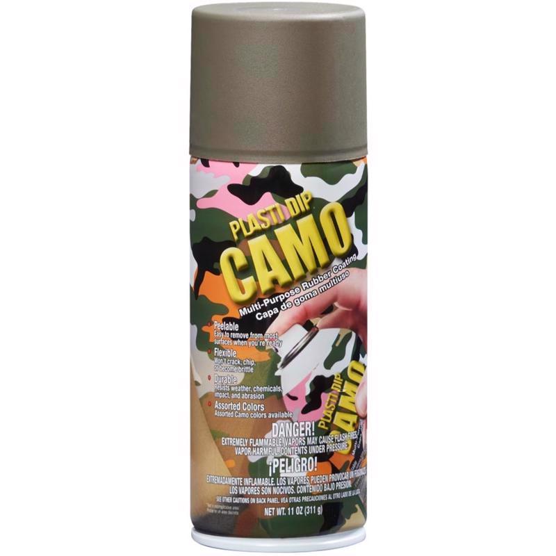 Plasti Dip Flat/Matte Camo Green Multi-Purpose Rubber Coating 11 oz oz