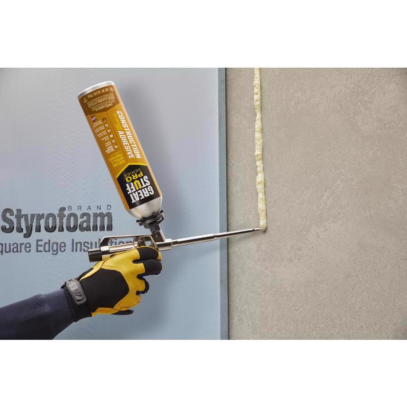 Great Stuff Pro Series High Strength Polyurethane Ivory Industrial Grade Adhesive 26.5 oz