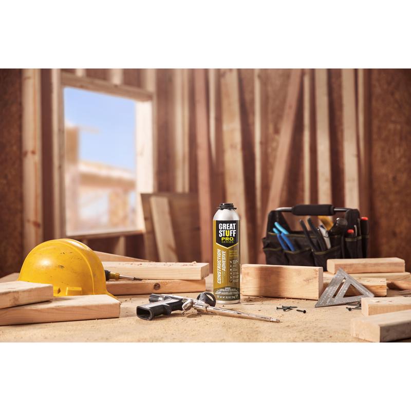 Great Stuff Pro Series High Strength Polyurethane Ivory Industrial Grade Adhesive 26.5 oz