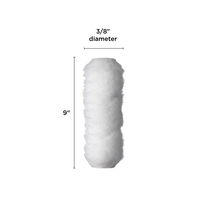 Wagner Smart Polyester 9 in. W X 3/8 in. Paint Roller Cover