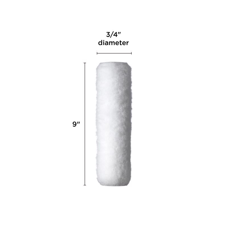 Wagner Smart Polyester 9 in. W X 3/4 in. Paint Roller Cover