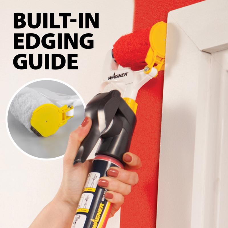 Wagner Smart Edge Polyester 3 in. W X 3/8 in. Paint Roller Cover