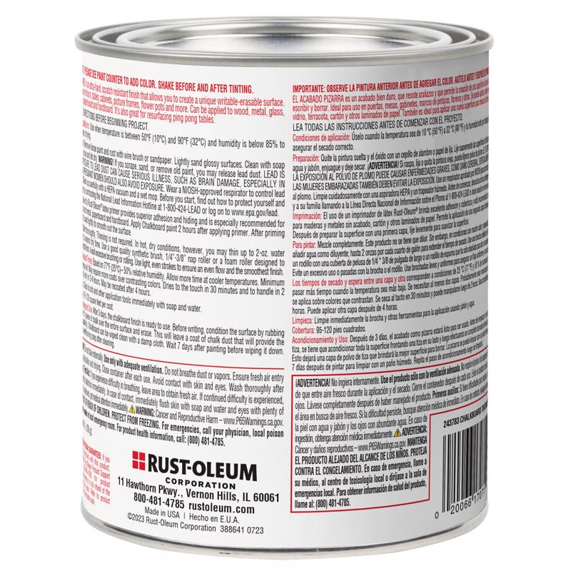 Rust-Oleum White Chalkboard Paint 29 oz