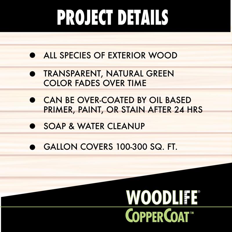 Wolman Woodlife Green Water-Based Wood Preservative 1 qt