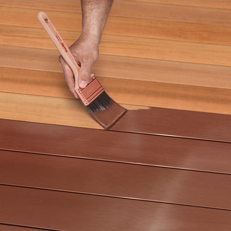 Cabot Solid Color Acrylic Stain & Sealer Solid Redwood Acrylic Deck Stain 1 gal
