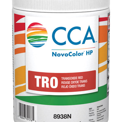 NovoColor HP CCA TR Trans Oxide Red Paint Colorant 1 qt
