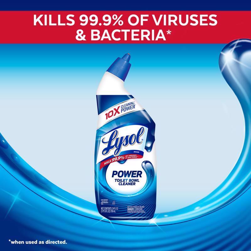 Lysol Complete Clean No Scent Toilet Bowl Cleaner 24 oz Gel