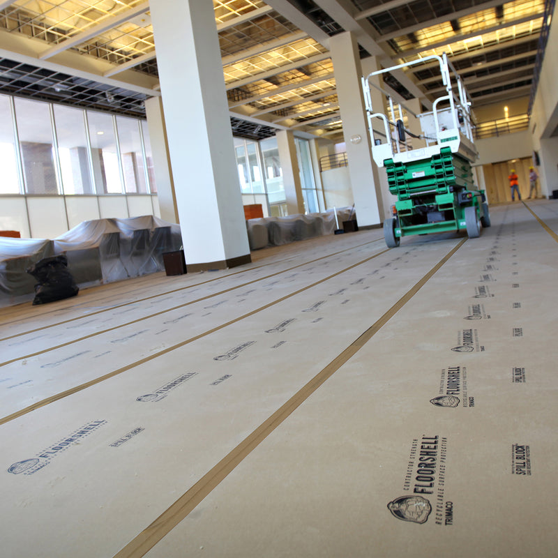 Trimaco FloorShell Surface Protection 0.046 mil X 38 in. W X 100 ft. L Paper Brown