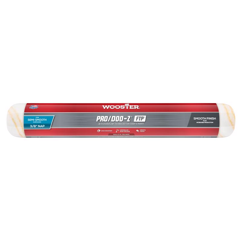 Wooster Pro/Doo-Z FTP Synthetic Blend 18 in. W X 3/8 in. Paint Roller Cover