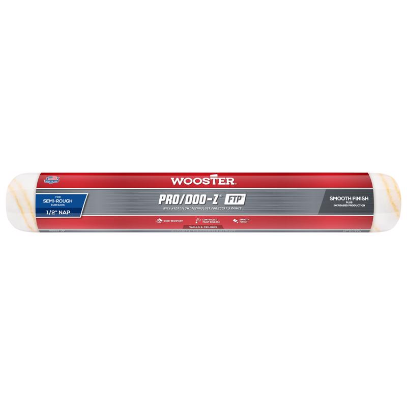 Wooster Pro/Doo-Z FTP Synthetic Blend 18 in. W X 1/2 in. Paint Roller Cover