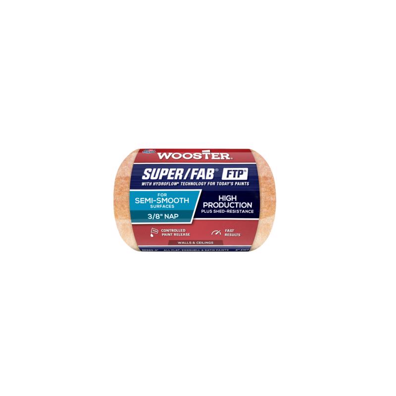 Wooster Super/Fab Knit 4 in. W X 3/8 in. Trim Paint Roller Cover
