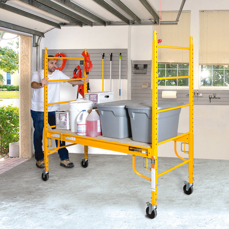 Metaltech Jobsite Series Steel Yellow Scaffolding